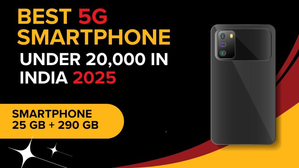 Best 5G Smartphones Under ₹20,000 in India 2025 – iQOO Neo 7, Realme Narzo 60x, Redmi Note 13, Samsung Galaxy M14, Poco X5